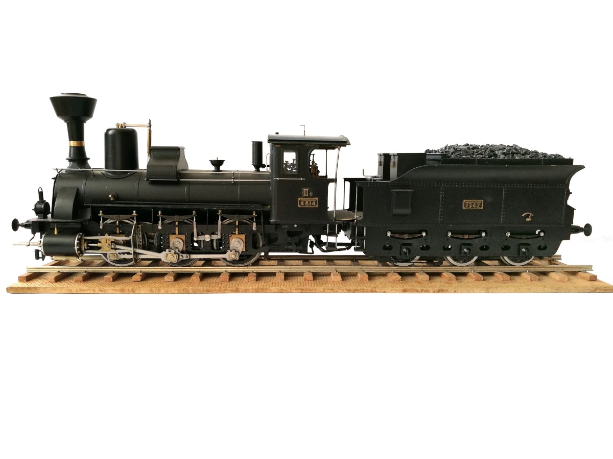 Modell: Güterzug-Dampflokomotive der kkStB 48, Inv.-Nr_43378