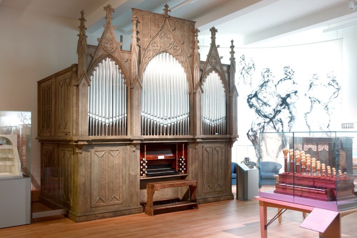 Die Buckow-Orgel, Baujahr 1862,im Technischen Museum Wien: Die Buckow-Orgel, Baujahr 1862,im Technischen Museum Wien