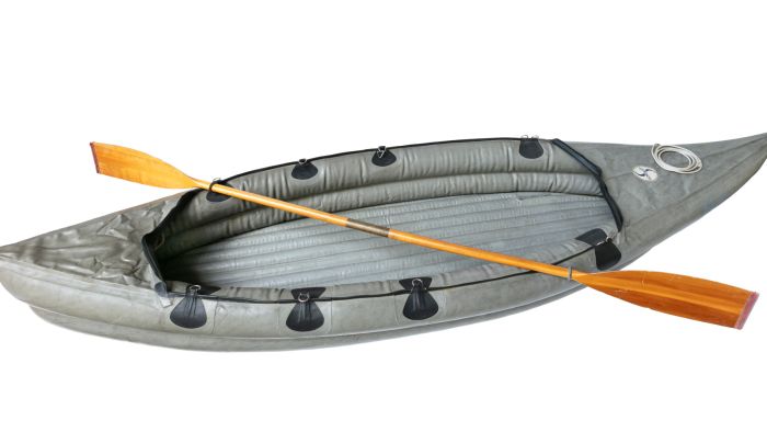 Mit Stickstoff befülltes Schlauchboot Semperit Libelle (1960) Wie verpackt man ein Schlauchboot?