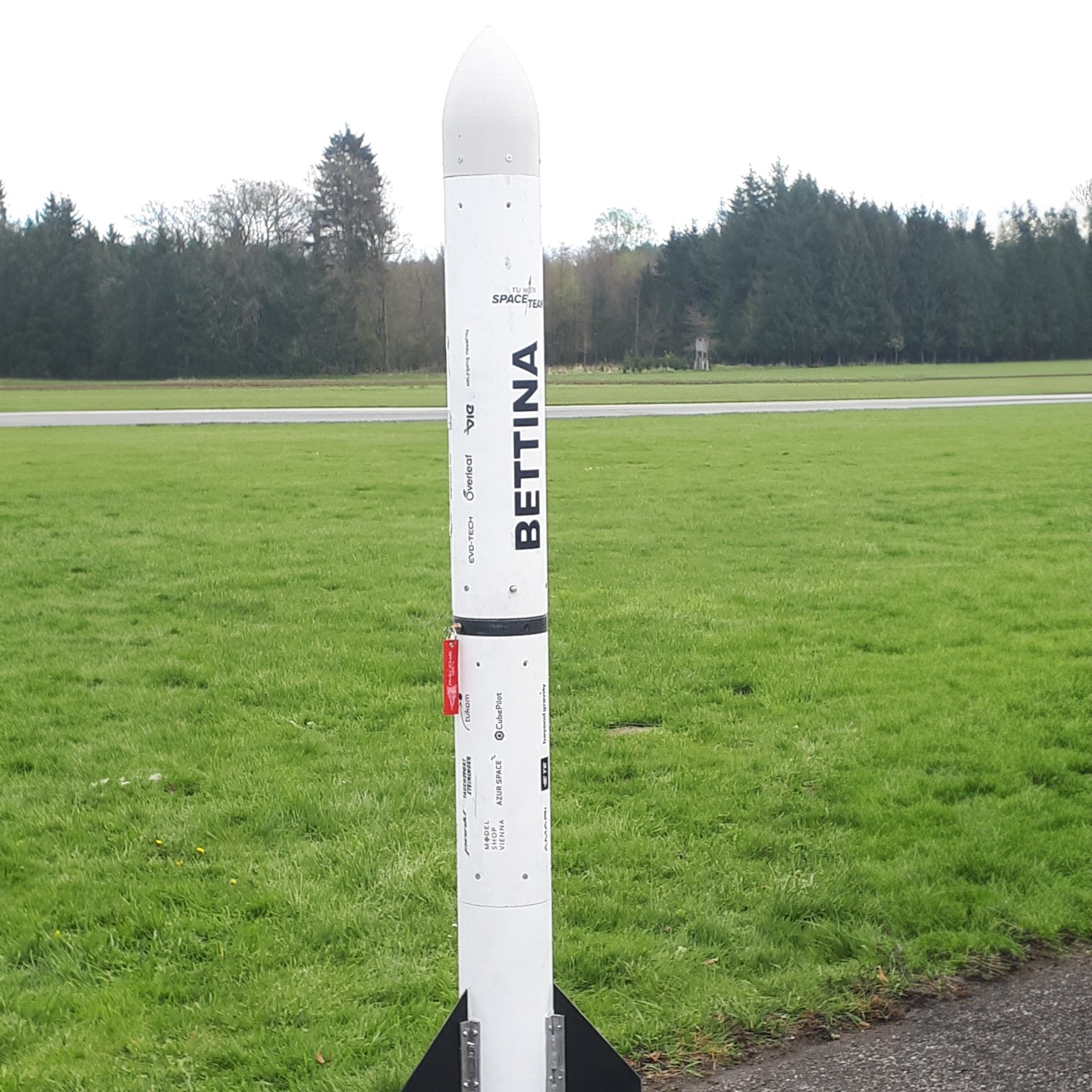 : The rocket “Bettina” has successfully taken off.
