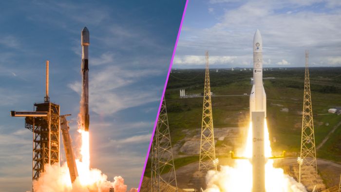 Falcon 9 vs. Ariane 6: Zwei Raketen, zwei Philosophien