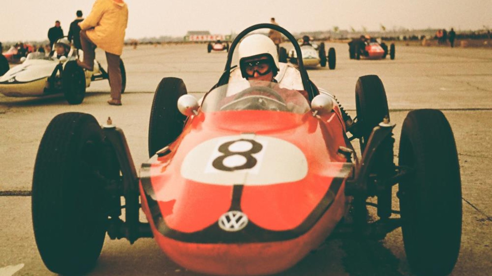 Flugplatzrennen Wien-Aspern für Automobile 1967: Artur Fenzlau: Helmut Marko auf Austro Vau, Flugplatzrennen Wien-Aspern für Automobile 1967